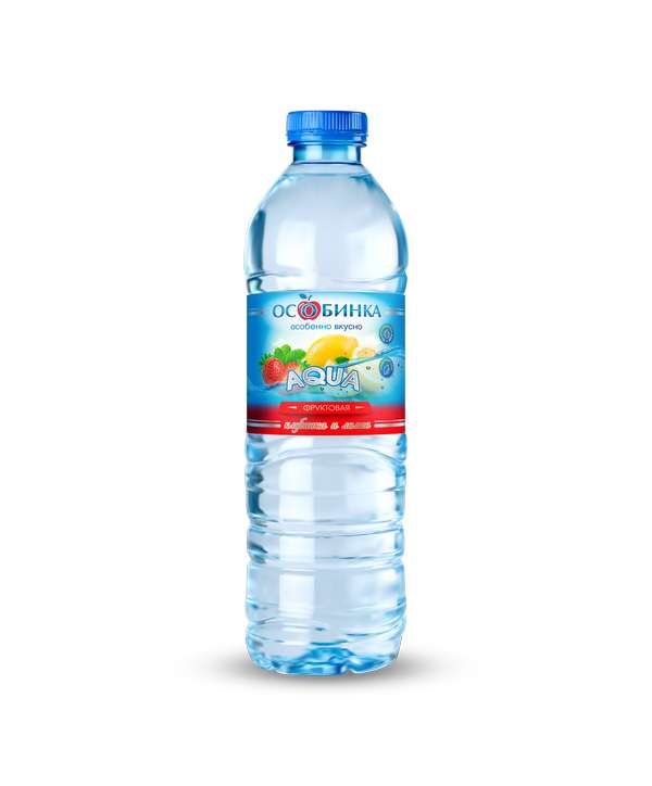 Упаковка Вода питьевая фруктовая - аренда торгового знака Особинка